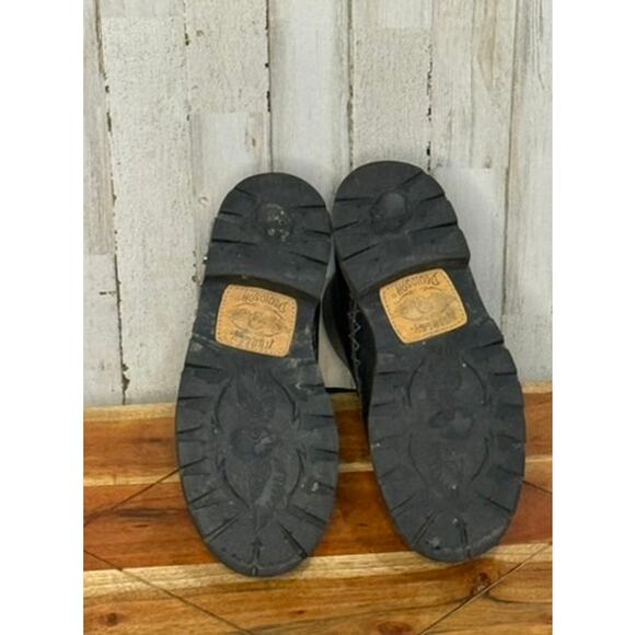 Harley-Davidson Women's Black Leather Biker Boots‎ Size 8 - Picture 4 of 6